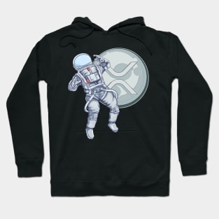 XRP Crypto Hodl Astronaut Mooning Cryptocurrency Hoodie